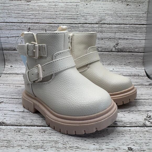 Cat & Jack Toddler Girls Evie Buckle Boots - Picture 1 of 6